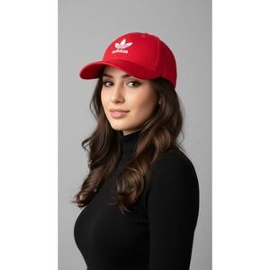 Adidas Red‎ Baseball Cap LXL 90288  Stretch Fit Sports Hat